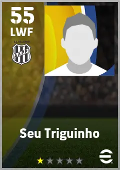 Seu Triguinho eFootball 2026 player card — 55 OVR LWF