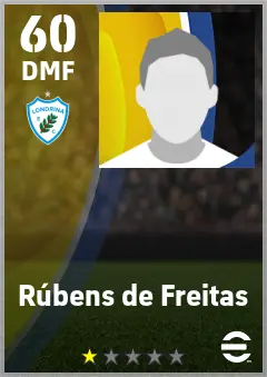 Rubens de Freitas eFootball 2026 player card — 60 OVR DMF