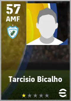 Tarcisio Bicalho eFootball 2026 player card — 57 OVR AMF
