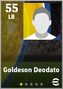Goldeson Deodato eFootball 2026 player card — 55 OVR LB