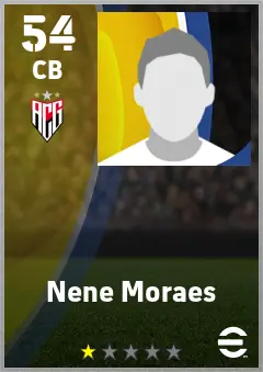 Nene Moraes eFootball 2026 player card — 54 OVR CB