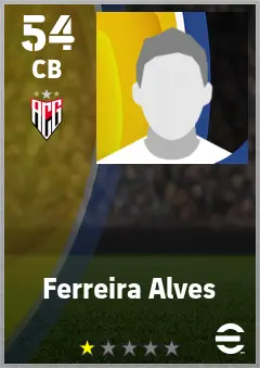 Ferreira Alves eFootball 2026 player card — 54 OVR CB