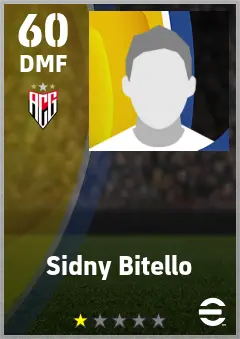 Sidny Bitello eFootball 2026 player card — 60 OVR DMF