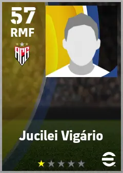 Jucilei Vigario eFootball 2026 player card — 57 OVR RMF