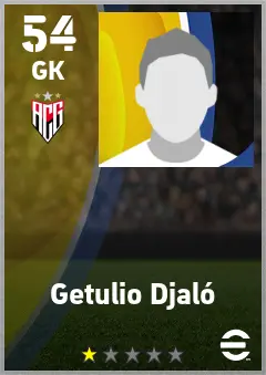 Getulio Djalo eFootball 2026 player card — 54 OVR GK
