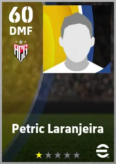 Petric Laranjeira eFootball 2026 player card — 60 OVR DMF