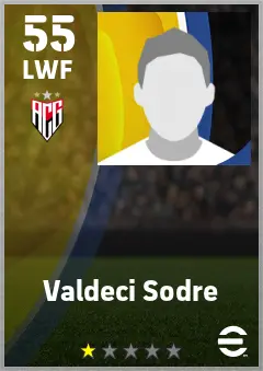Valdeci Sodre eFootball 2026 player card — 55 OVR LWF