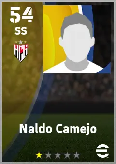 Naldo Camejo eFootball 2026 player card — 54 OVR SS