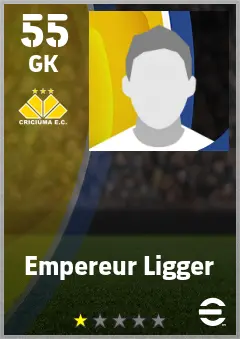 Empereur Ligger eFootball 2026 player card — 55 OVR GK
