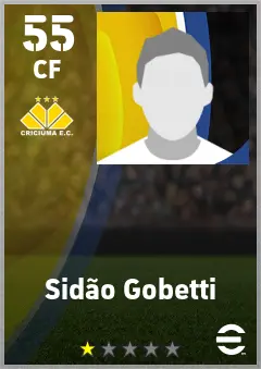 Sidao Gobetti eFootball 2026 player card — 55 OVR CF