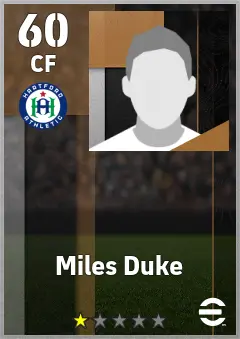 Nicholas Cartwight eFootball 2026 player card — 60 OVR CF