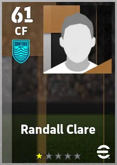 Fionn Mosley eFootball 2026 player card — 61 OVR CF