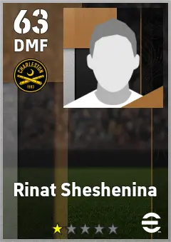 Valentin Bazhov eFootball 2026 player card — 63 OVR DMF