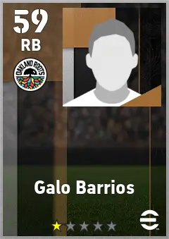 Gene Carmena eFootball 2026 player card — 59 OVR RB