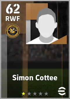 Oliver Persone eFootball 2026 player card — 62 OVR RWF