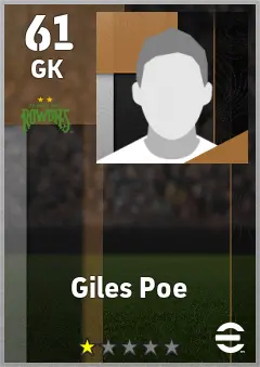 Swithin Hagan eFootball 2026 player card — 61 OVR GK
