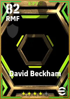 David Beckham eFootball 2026 player card — 82 OVR RMF