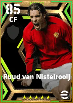 Ruud van Nistelrooij eFootball 2026 player card — 85 OVR CF