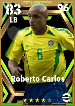 Roberto Carlos eFootball 2026 player card — 83 OVR LB
