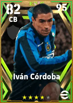 Ivan Cordoba eFootball 2026 player card — 82 OVR CB