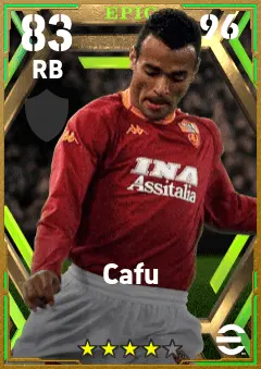 Cafu eFootball 2026 player card — 83 OVR RB