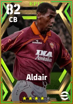 Aldair eFootball 2026 player card — 82 OVR CB