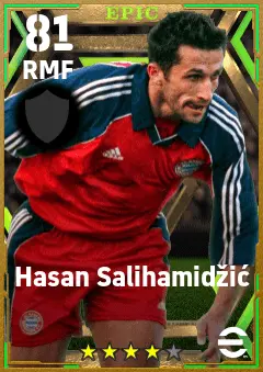 Hasan Salihamidzic eFootball 2026 player card — 81 OVR RMF