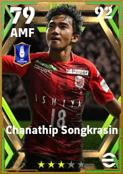 Chanathip Songkrasin eFootball 2026 player card — 79 OVR AMF