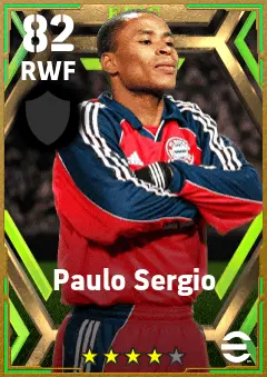 Paulo Sergio eFootball 2026 player card — 82 OVR RWF