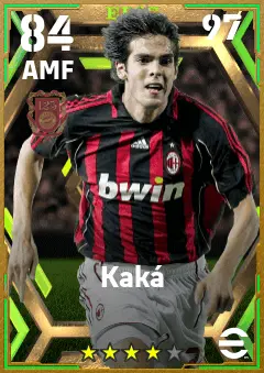 Kaka eFootball 2026 player card — 84 OVR AMF