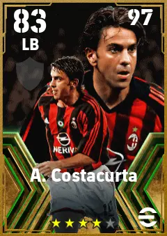 A. Costacurta eFootball 2026 player card — 83 OVR LB