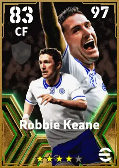 Robbie Keane eFootball 2026 player card — 83 OVR CF
