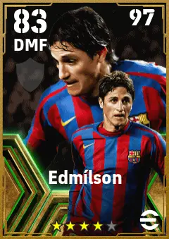 Edmilson eFootball 2026 player card — 83 OVR DMF