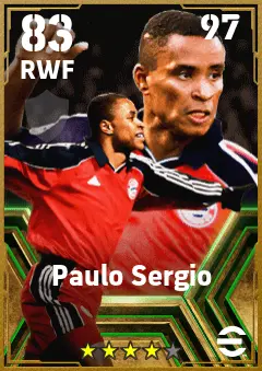 Paulo Sergio eFootball 2026 player card — 83 OVR RWF
