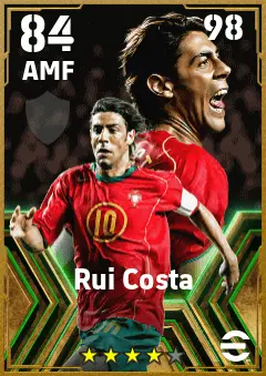 Rui Costa eFootball 2026 player card — 84 OVR AMF