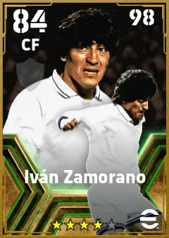 Ivan Zamorano eFootball 2026 player card — 84 OVR CF