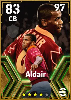 Aldair eFootball 2026 player card — 83 OVR CB