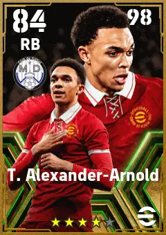 T. Alexander-Arnold eFootball 2026 player card — 84 OVR RB