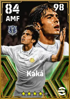 Kaka eFootball 2026 player card — 84 OVR AMF