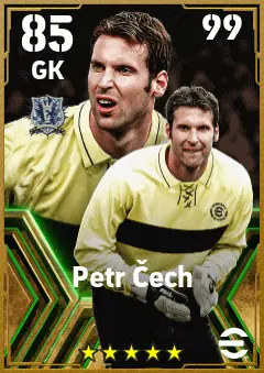 Petr Cech eFootball 2026 player card — 85 OVR GK