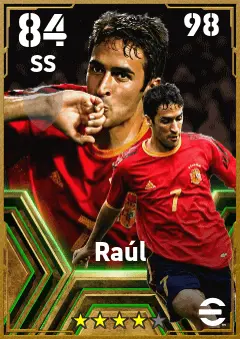 Raul eFootball 2026 player card — 84 OVR SS