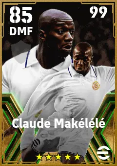 Claude Makelele eFootball 2026 player card — 85 OVR DMF