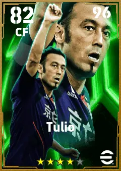 Tulio eFootball 2026 player card — 82 OVR CF