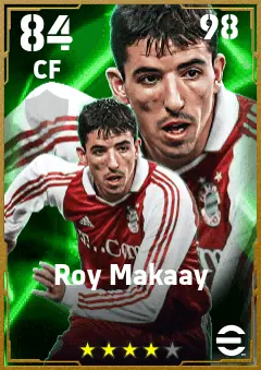 Roy Makaay eFootball 2026 player card — 84 OVR CF