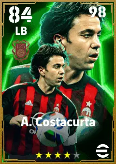 A. Costacurta eFootball 2026 player card — 84 OVR LB