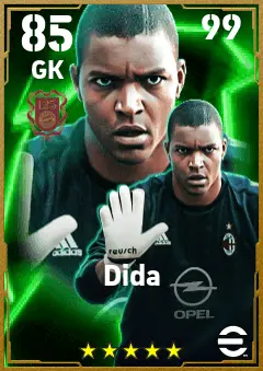 Dida eFootball 2026 player card — 85 OVR GK