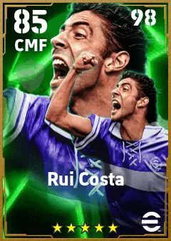 Rui Costa eFootball 2026 player card — 85 OVR CMF