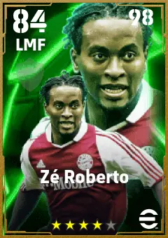 Ze Roberto eFootball 2026 player card — 84 OVR LMF