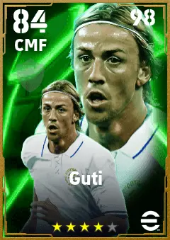 Guti eFootball 2026 player card — 84 OVR CMF