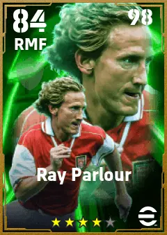 Ray Parlour eFootball 2026 player card — 84 OVR RMF